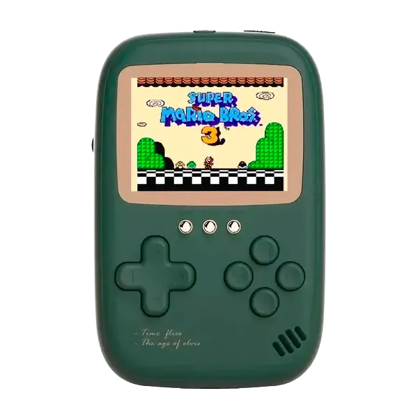 Consola Gamebox Power Bank DY-13 10000mAh 500 Juegos Verde (v2)