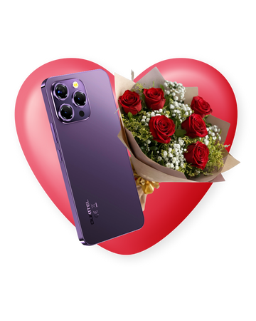 OUKITEL P1 + RAMO DE ROSAS