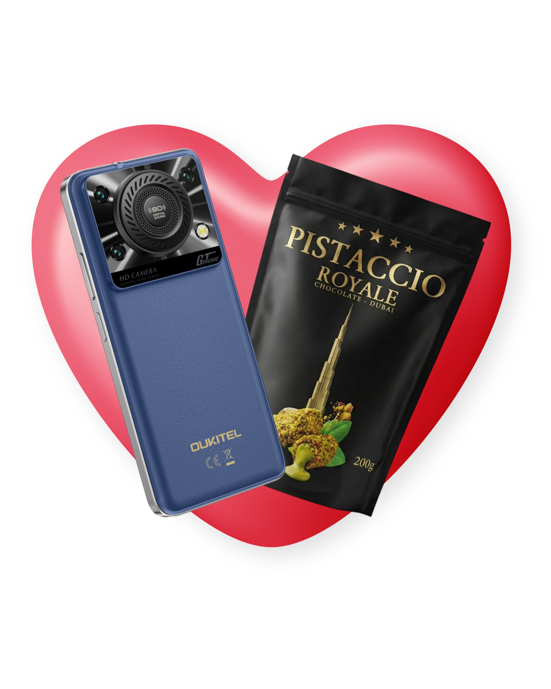 OUKITEL C60 + CHOCOLATE DUBAI