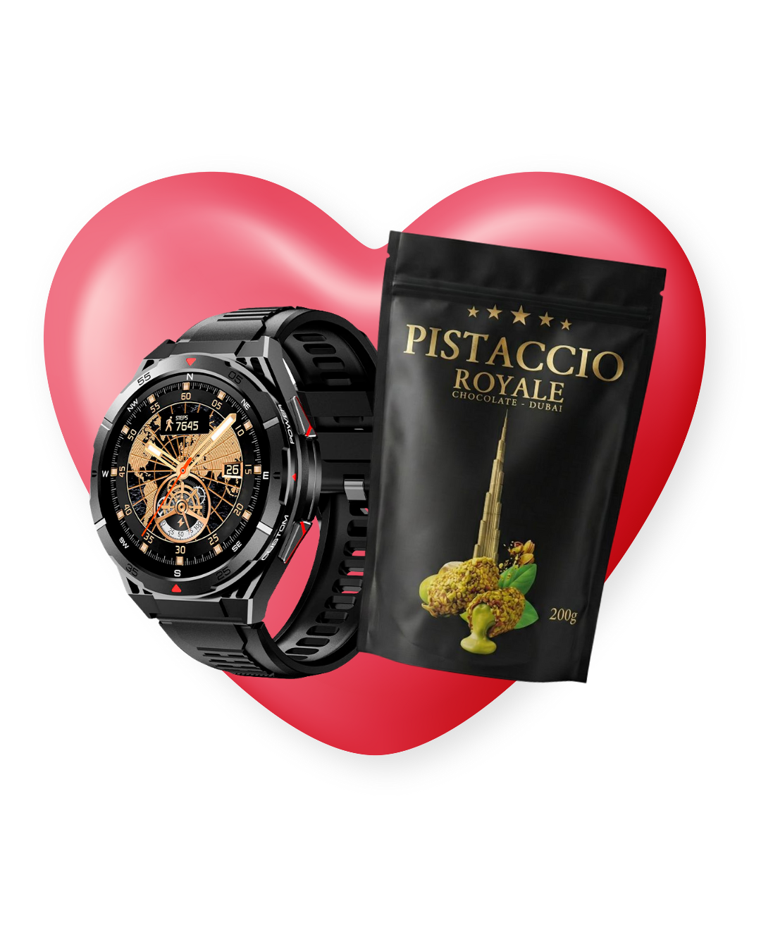 RELOJ BT12 + CHOCOLATE DUBAI