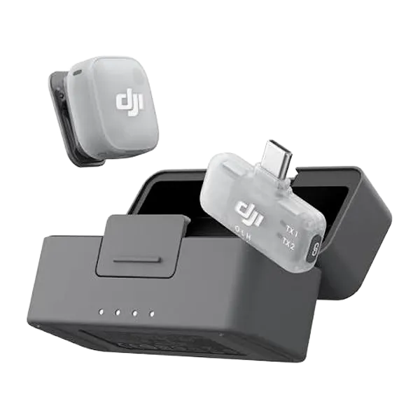 Micrófono DJI Mic Mini 2 (1 TX + 1 RX Móvil + Estuche de Carga)