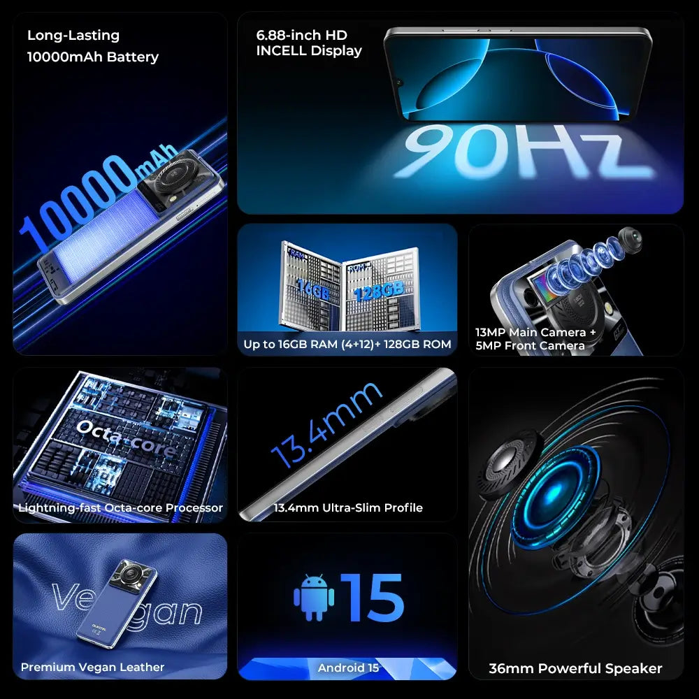 OUKITEL C60 6.88-inch 10000mAh