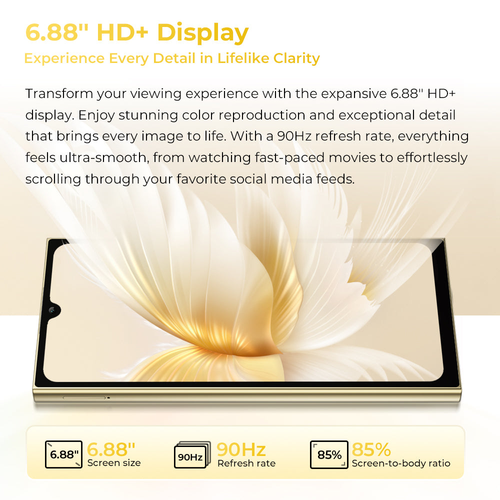 OUKITEL C61 Pro 6.88-inch 5150mAh 9.5mm Ultra-thin