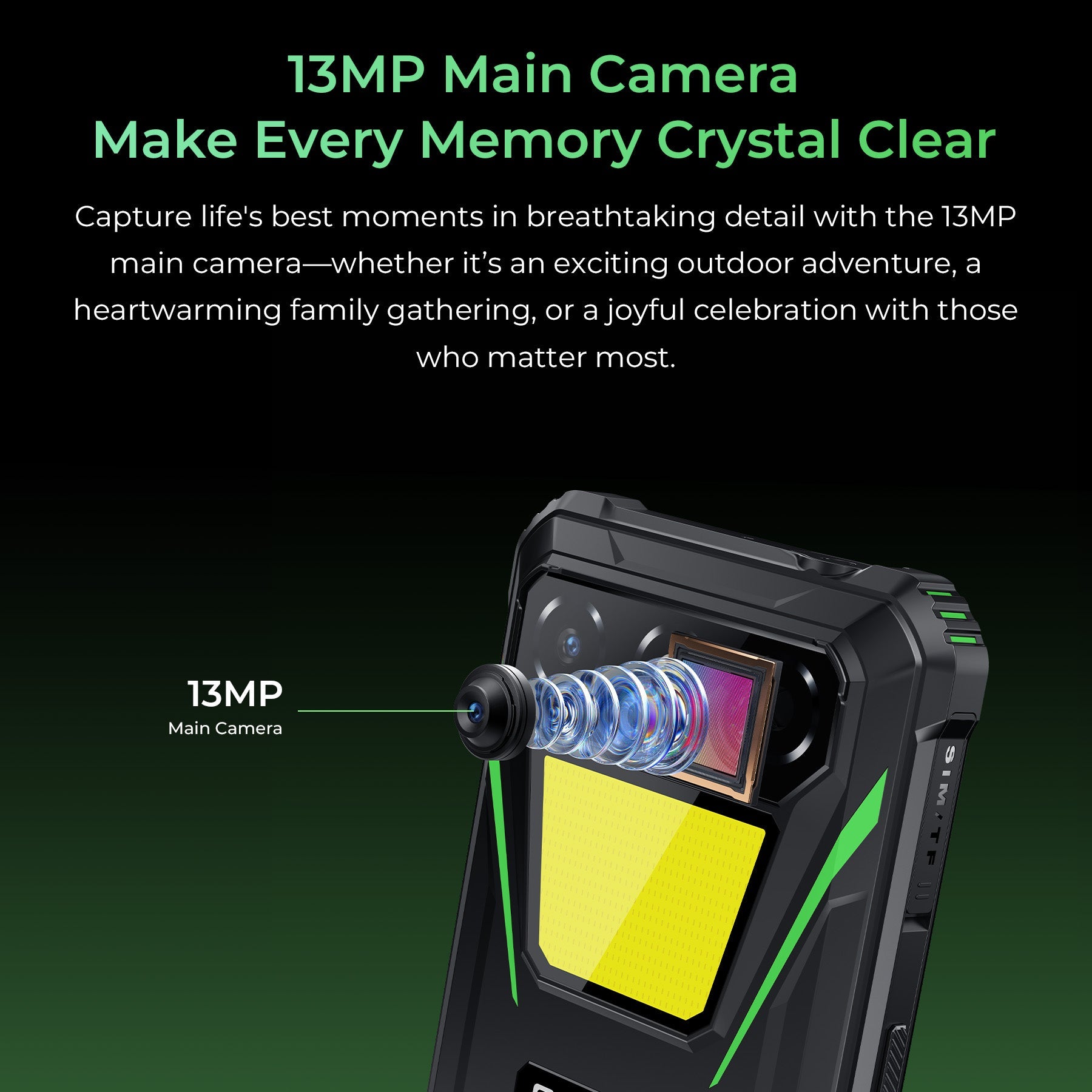 OUKITEL G5 4G Rugged Phone 6 HD+ Display 6300mAh