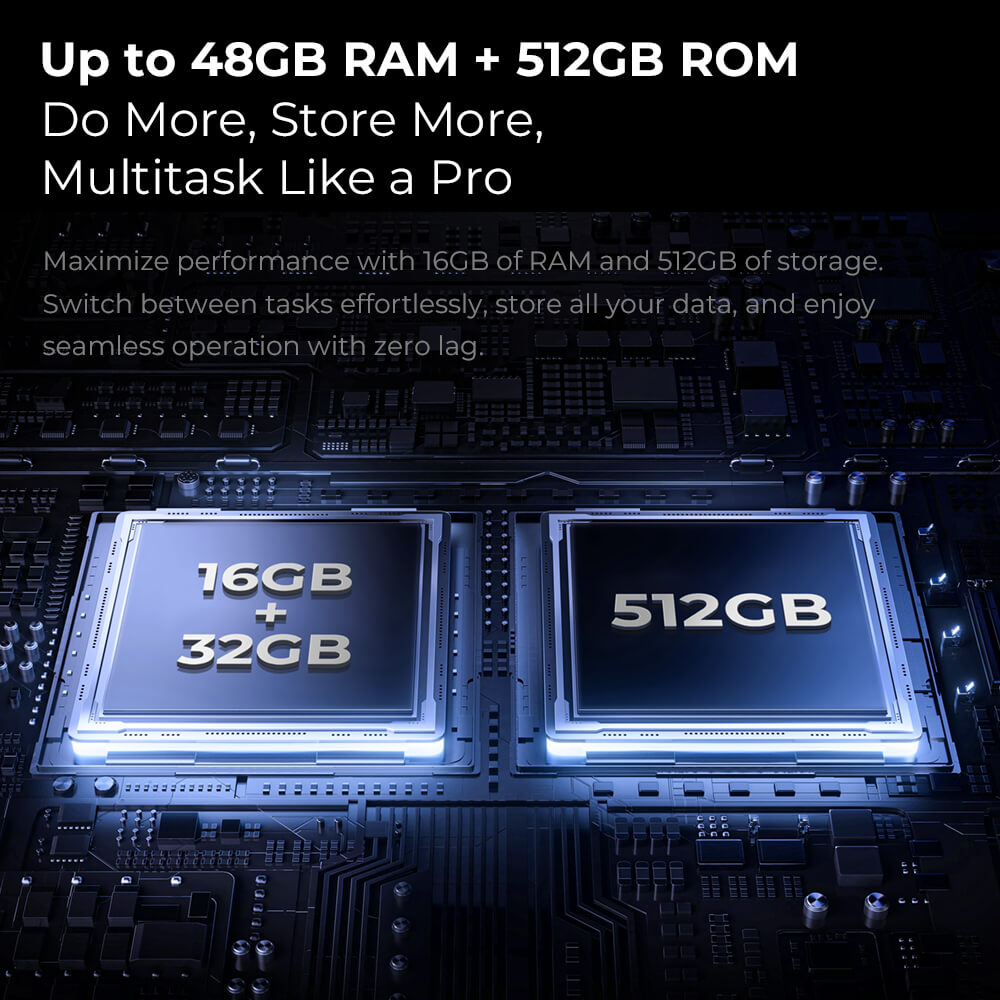 OUKITEL WP100 Titan 5G Rugged Phone 6.8" 120Hz 33000mAh